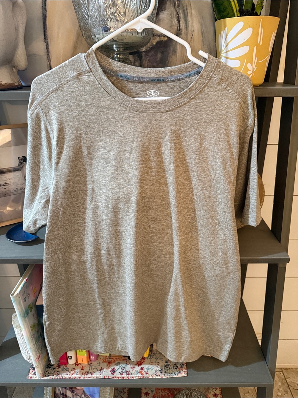 Athletic Works Light Heather Gray Crewneck T‑Shirt